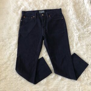 JACK SPADE BUTTONFLY CORDUROY‎ PANTS DRK BLUE SZ 32